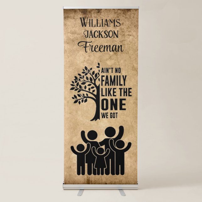 Family Reunion / Family  Retractable Banner (Front)