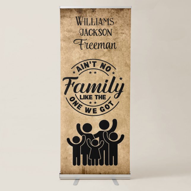 Family Reunion / Family  Retractable Banner (Front)