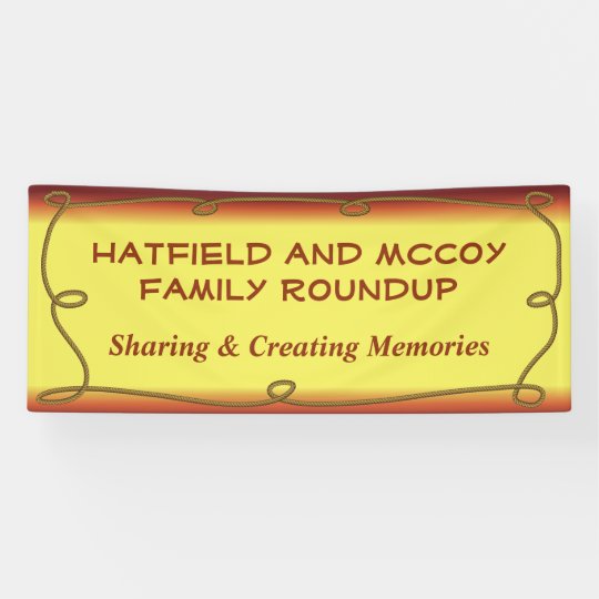 Family Reunion Family Roundup Banner Zazzle Com