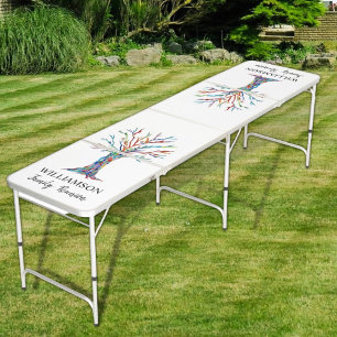 Family Reunion Family Tree  Beer Pong Table