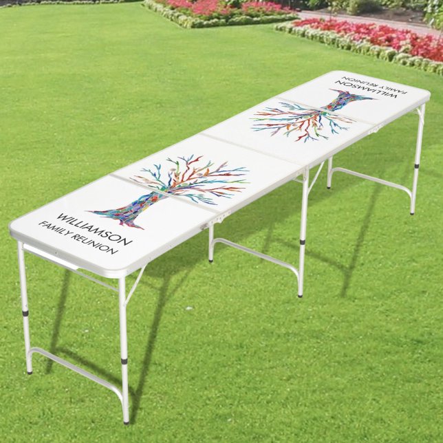 Family Reunion Family Tree  Beer Pong Table (Creator Uploaded)