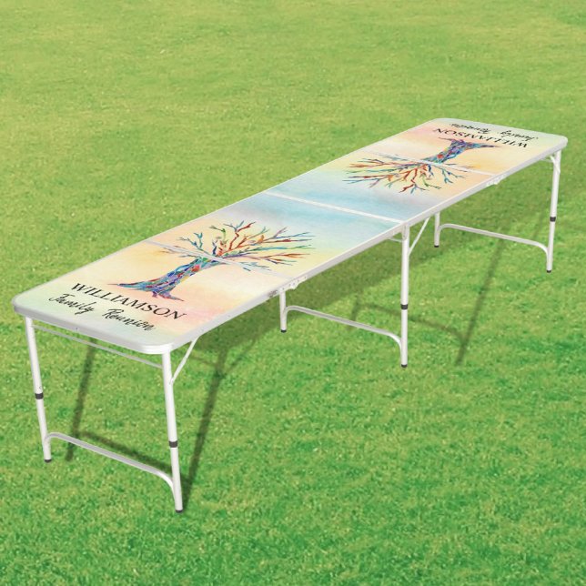 Family Reunion Family Tree  Beer Pong Table (Creator Uploaded)