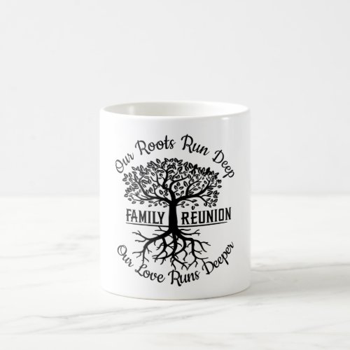 Family Reunion Family Tree Heart Roots Coffee Mug
