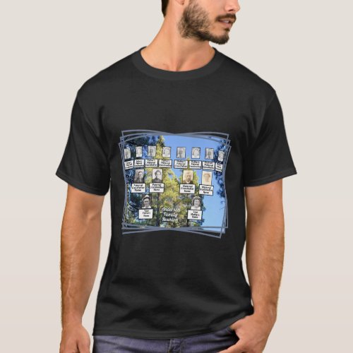 Family Reunion Family Tree Pine Tree Forest T_Shirt