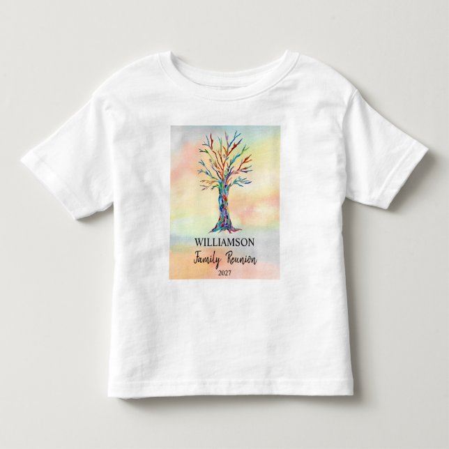 Family Reunion Family Tree Toddler's T-Shirt (Front)