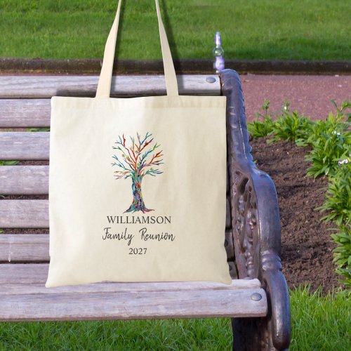 Family Reunion Family Tree  Tote Bag