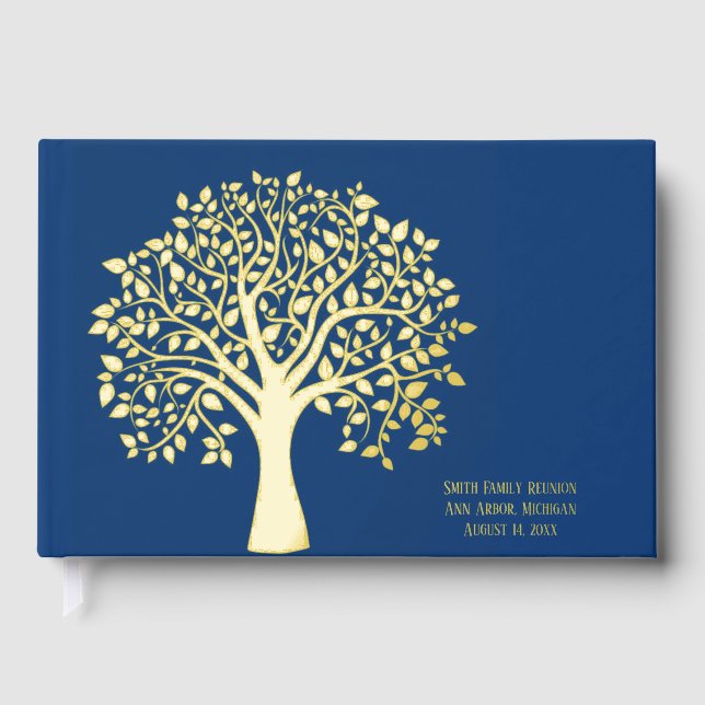 Family Reunion Foil Guestbook (Front)