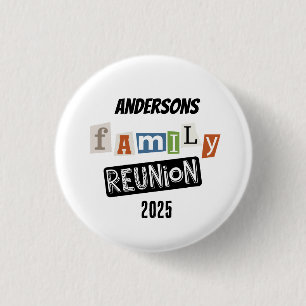  Family Reunion Fun Playful Text Button