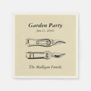 Family Reunion Garden Party Paper Napkins
