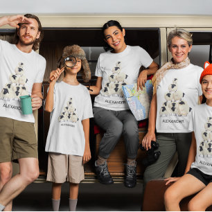Family Reunion Gathering Fun Sheep Black  Name T-Shirt