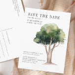 Family Reunion Genealogy Tree Save the Date Announcement Postcard<br><div class="desc">Modern save the date card for your annual family reunion you can easily customize by clicking the "Personalize" button.</div>