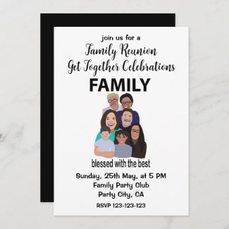 Family Reunion Get Together Party Family Reunion