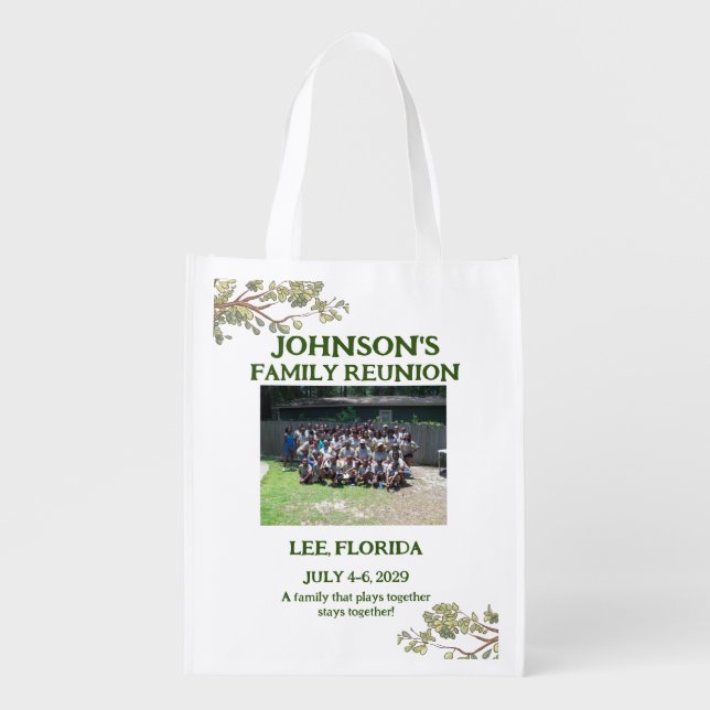 Family Reunion Gift Tote Bag (Front)