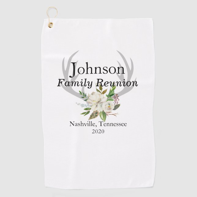 Family Reunion Golf Towel (Front)
