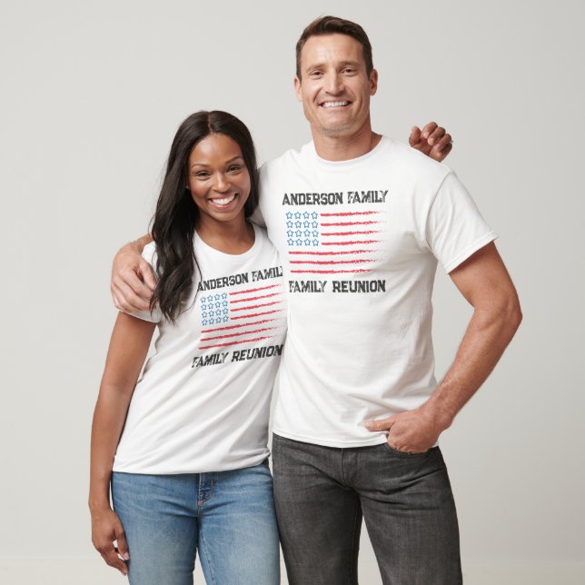 Family Reunion Happy 4th of July T-Shirt (Unisex)
