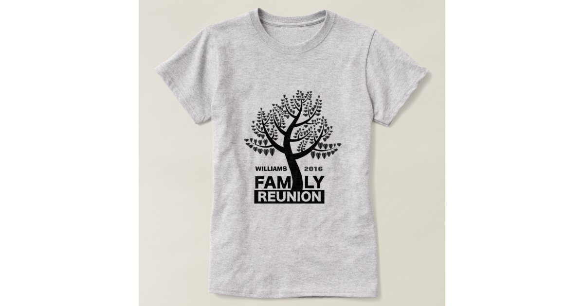 family reunion heart tree black silhouette t shirt create graduation invitations free