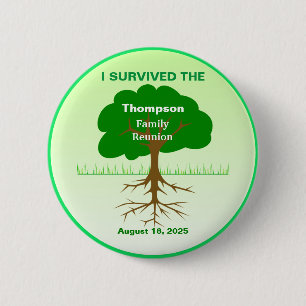 Family Reunion I Survived Party Keepsake Button