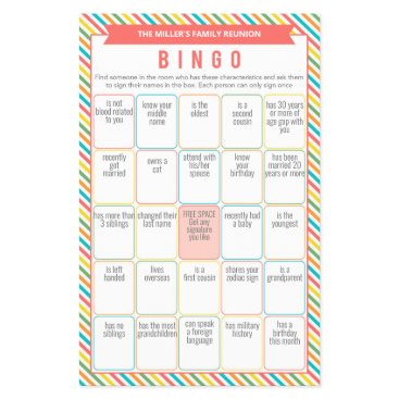 Family Reunion Ice Breaker 2 in 1 Games Family Reunion Ice Breaker 2 in 1 Games