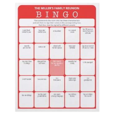 Family Reunion Ice Breaker 2 in 1 Games Flyer Family Reunion Ice Breaker 2 in 1 Games Flyer