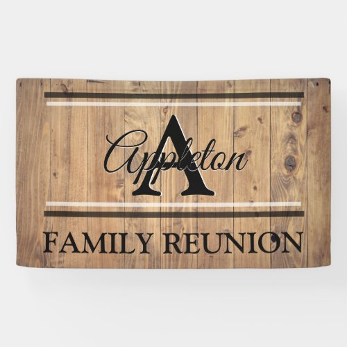Family Reunion Ideas Design Template Oak Banner