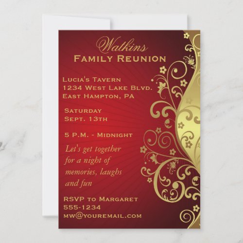 Family Reunion Invitation