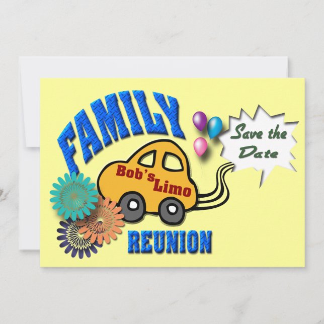 Family Reunion Invitation (Front)