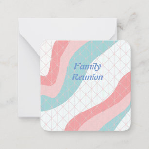 Family Reunion Invitation Notecard