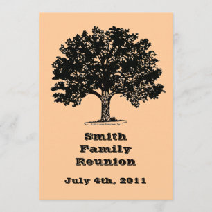 Family Reunion Invitation with Envelope