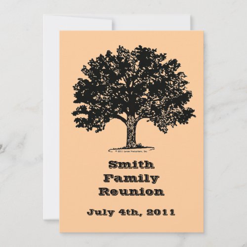 Family Reunion Invitation with Envelope