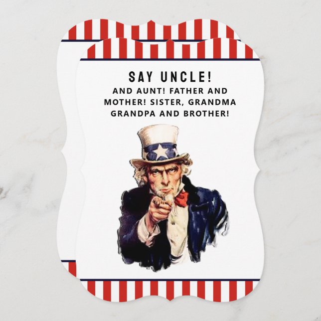 Family Reunion Invitations (Front/Back)