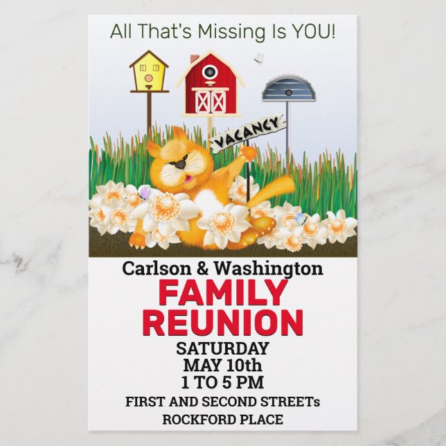 Family Reunion Invite Flyer (Front)