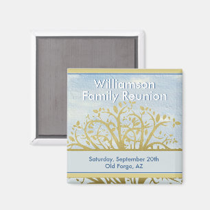 Family Reunion Keepsake Genealogy Tree Magnet