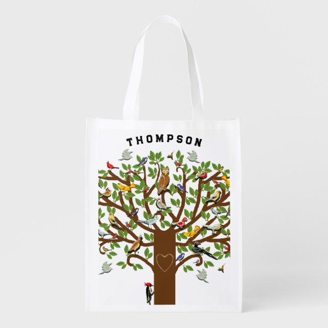 Family Reunion Keepsake Grocery Bag (Front)