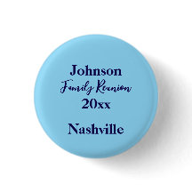 Family Reunion Keepsake Light Blue Name Year