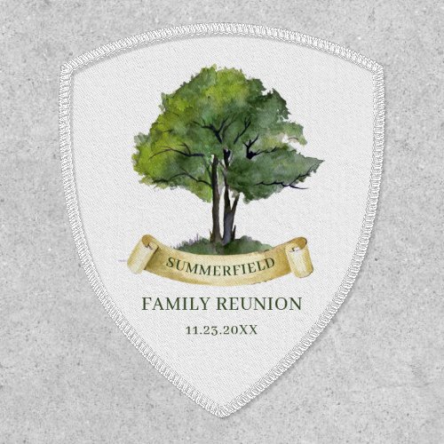 Family Reunion Keepsake Name Genealogy Patch