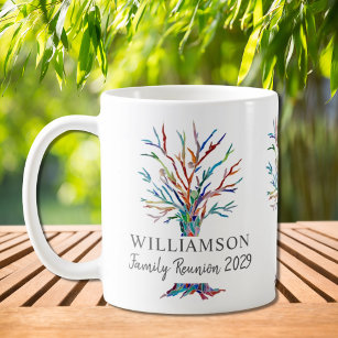  Family Reunion Keepsake Personalized Family Tree Coffee Mug