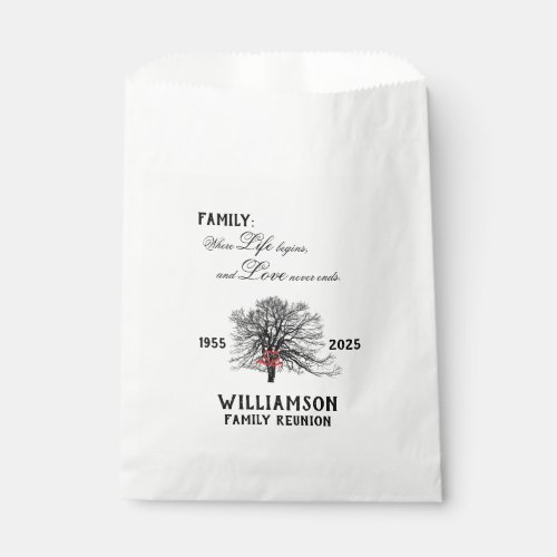 Family Reunion Keepsake Tree Life Quote