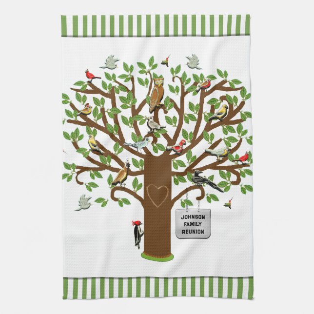 Family Reunion Kitchen Towel (Vertical)