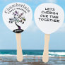 Family Reunion Modern Multicolor Floral Tree Hand Fan