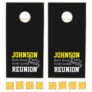 Family Reunion Modern Party Cornhole Set