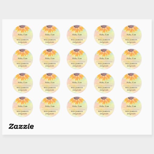 Family Reunion Name Tag Zazzle
