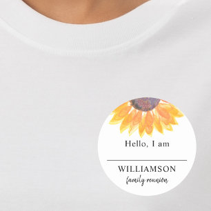 Family Reunion Name Tag