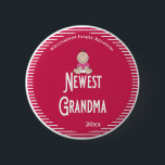 Family Reunion Newest Grandma It's A Girls! Button<br><div class="desc">Make your family reunion fun and help get family members engaged by having an awards ceremony as part of your activities. The Newest Proud Grandma with a new granddaughter is sure to proudly display her Newest Grandma award.</div>