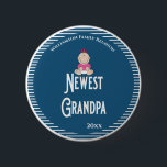 Family Reunion Newest Grandpa It's A Girl! Button<br><div class="desc">Make your family reunion fun and help get family members engaged by having an awards ceremony as part of your activities. The Newest Proud Grandpa with a new granddaughter is sure to proudly display his Newest Grandpa award.</div>