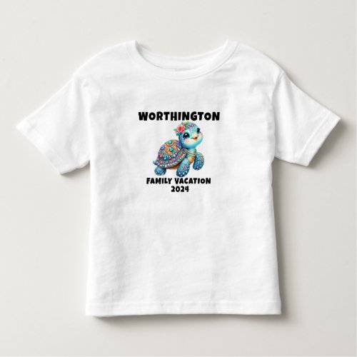 Family Reunion or Vacation Toddler T_shirt