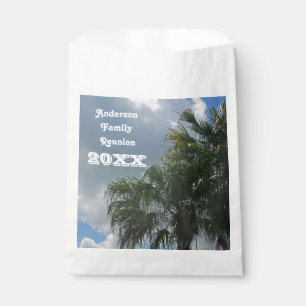 Family Reunion Palm Trees Tropical Island Vacation Favor Bag