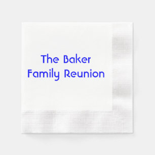 "Family Reunion" Paper Napkins