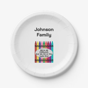 Family Reunion Paper Plates