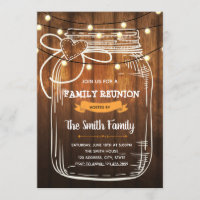 Family reunion party invitation