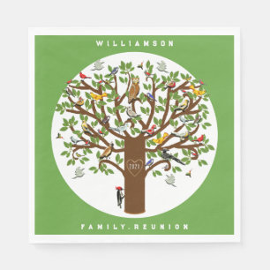 Family Reunion Party Napkins